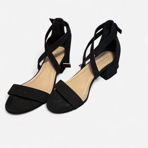 Cityclassified Black Strappy Heels